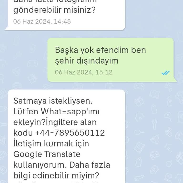 Sahibinden +44 Yabancı Numaradan Gelen Mesaj Problemi