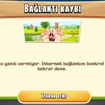 Hay Day Mobil Veri Hatası Veriyor