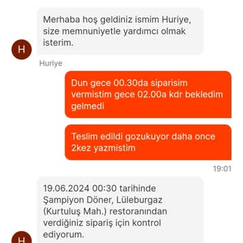 Migros Yemek Teslim Edilmeyen Siparişin Teslim Edilmiş Olması