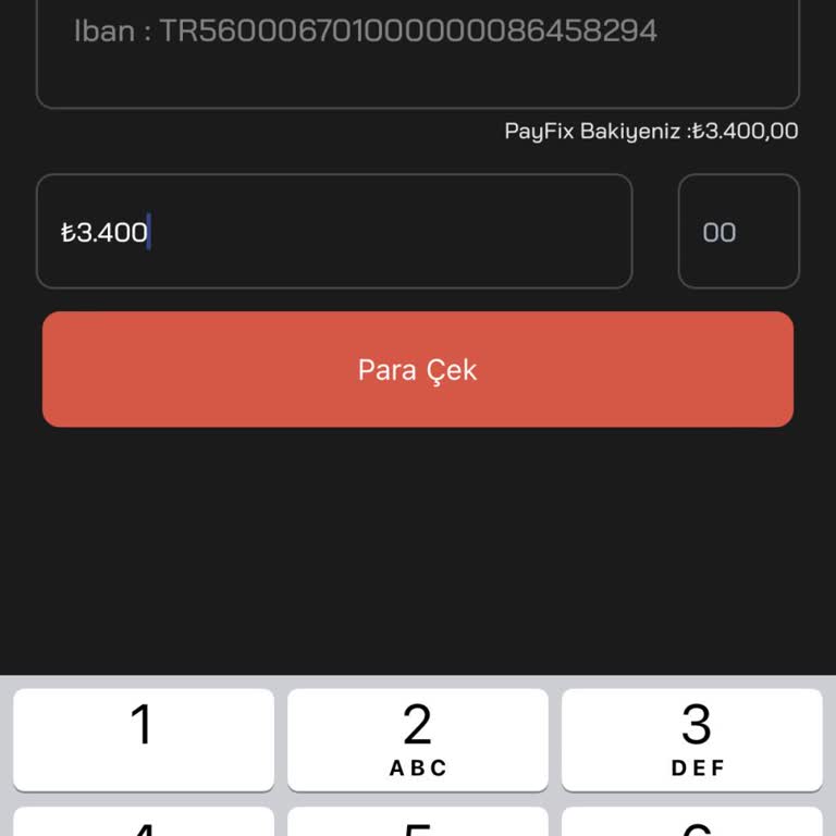 Payfix Para Çekme Sorunu