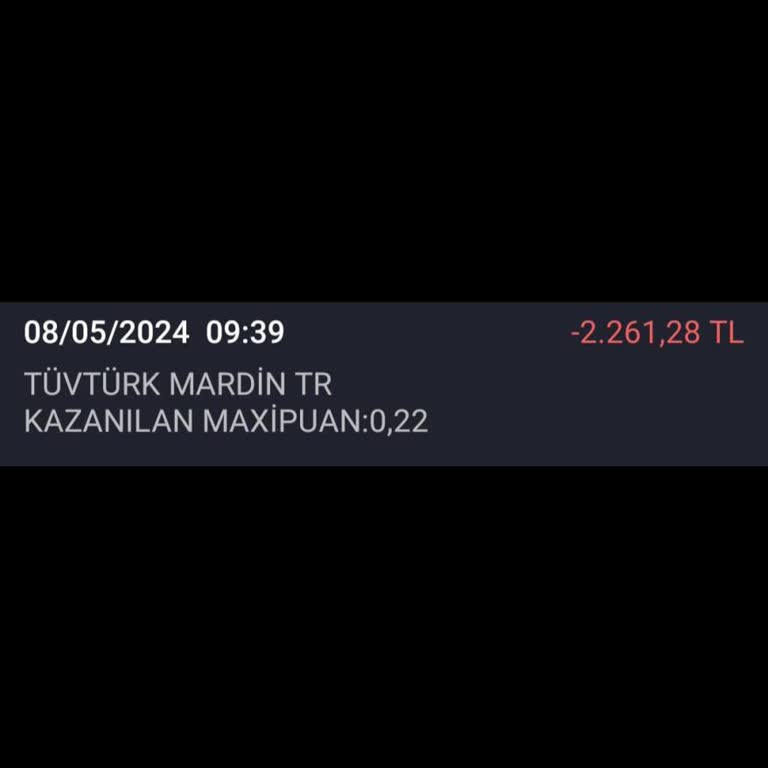 Nizip Tüvtürk Muayene İstasyonu Kredi Kartına Fark Alıyor