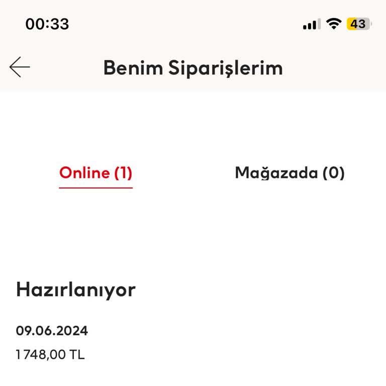 H&M'in Bir Türlü Kargoya Vermediği Siparişim