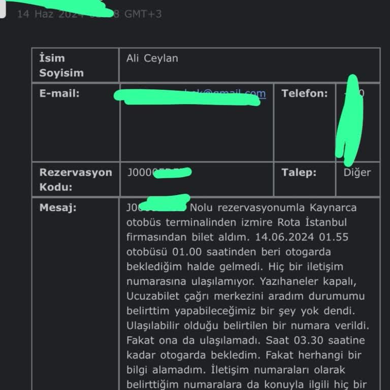 Ucuzabilet Otobüs Gelmemesi Ve Ucuza Biletin Sorunu Çözmemesi