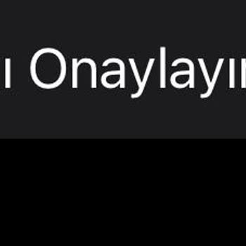 Apple Parolasını Onaylayın Bildirimi!