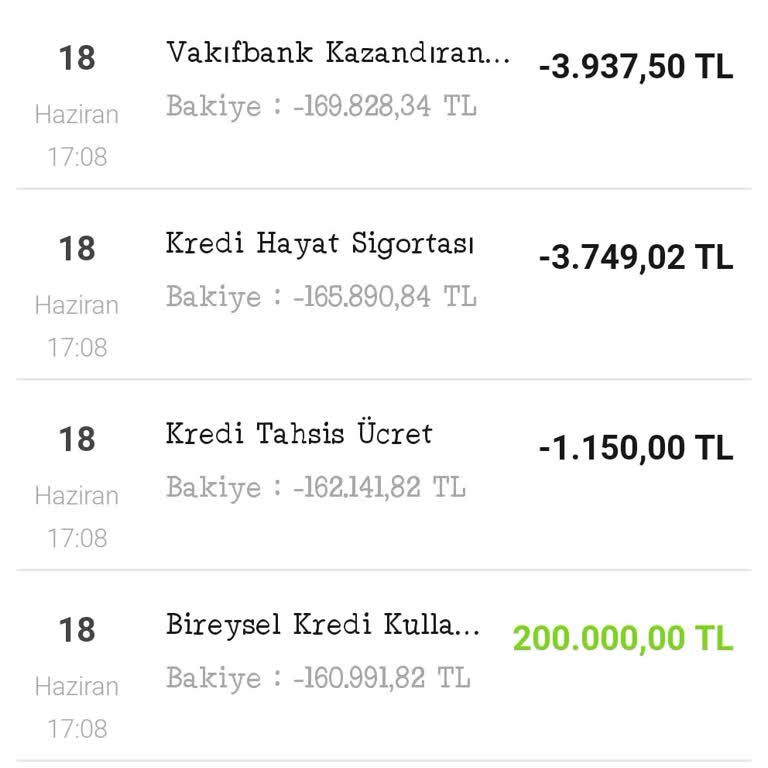 VakıfBank Kazandıran Tarife Adı Altında Fahiş Para Kesintisi...