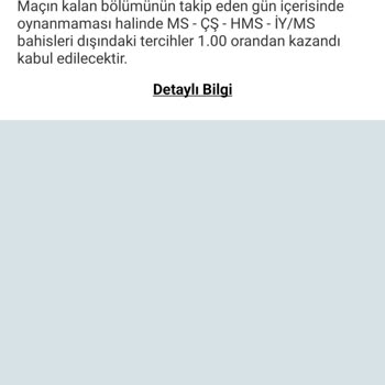 Nesine Com. İptal Edilen Maçın İadesi Yapılmadı.