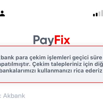 Payfix Hesabıma Ödeme Yapmıyor