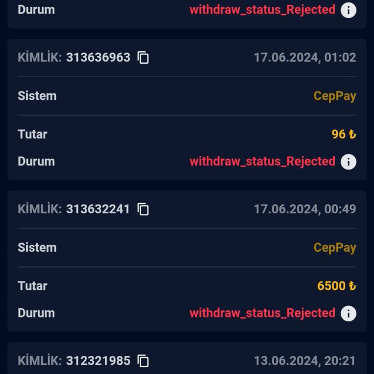 Vaycasino Yatırım Ve Çekim Sorunlarıyla Karşılaştım