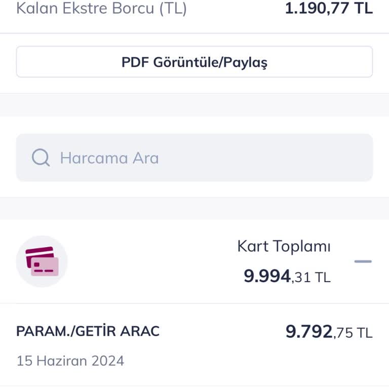 GetirAraç Paramın Geri İade Talebi Oluşturmak İstiyorum