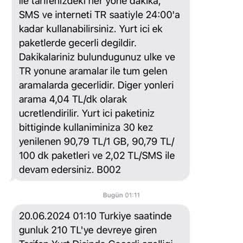 Turkcell Yurt Dışı Mağduriyeti