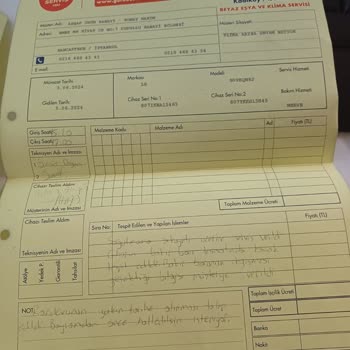 Gürbüz Servis Sistem Odası Klima Sorunu Ve 5 Kez Servis Verilmesine Rağmen Çözülmedi