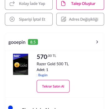 Pazarama Siparişimi Teslim Etmiyor İptal Etmiyor