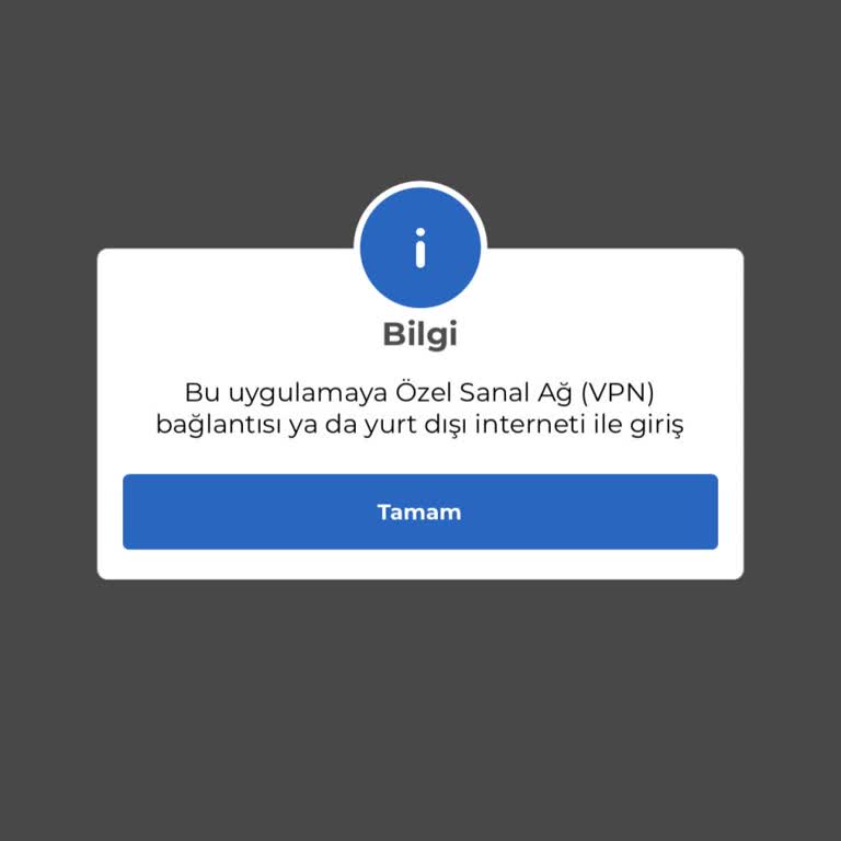 MHRS Uygulamasında VPN Ve Yurt Dışı İnternet Uyarısı Sorunu
