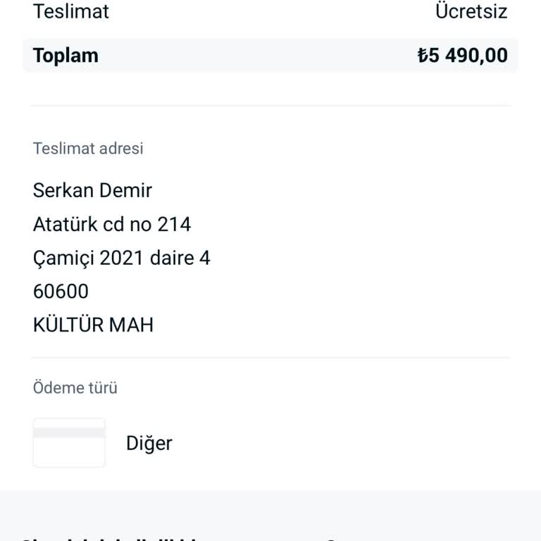 MNG Kargo Kargocunun Adresimi Yayla Adresi Sanıp Niksar İlçesine Getirmemesi