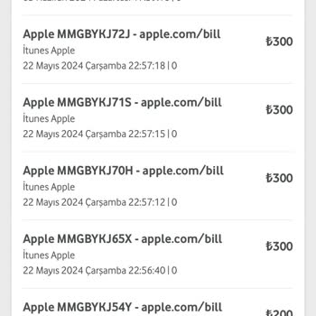 Apple.com/bil Rızasız Ve Onaysız Para Çekme