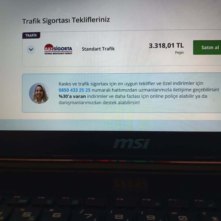 Enuygunsigorta.com Trafik Sigortası Teklif