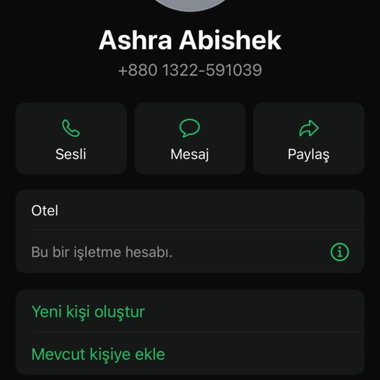 WhatsApp Yabancı Numaradan Mesaj Geldi