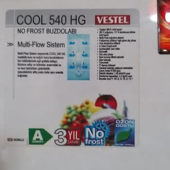 Vestel Cool 540 Hg No-frost Buzdolabı