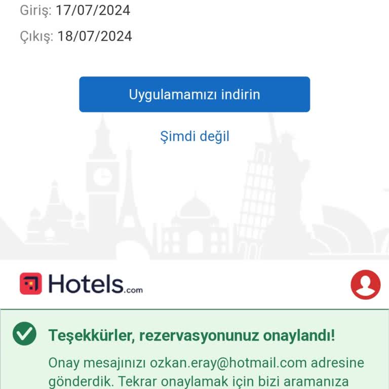 Hotels.com Hotels Farklı Kur
