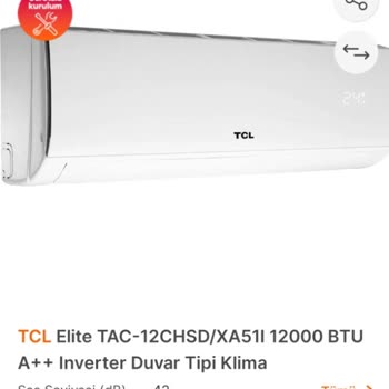 Bilkom TCL Klima Montajı İçin 1 Ay Sonraya Gün Veriyor.