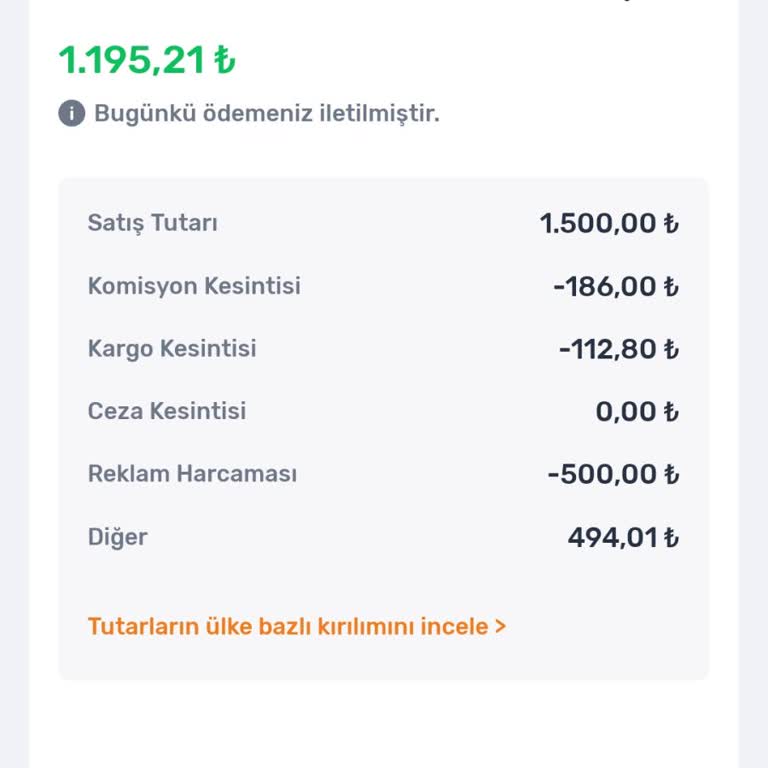 Trendyol Satıcıdan Fazladan Kesinti Yapıyor