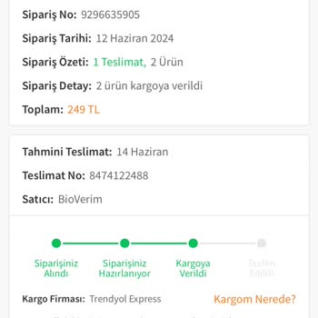 Trendyol Express Kargo Geç Teslimat Oluyor