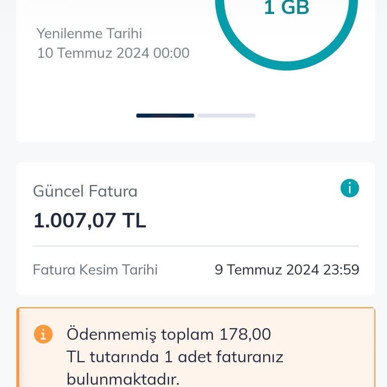Türk Telekom Bilmediğim Bir Paket Yüklendi