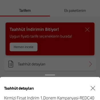 Vodafone Faturalıdan Faturasıza Geçmek İstiyorum