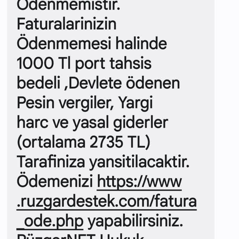 BTK (Bilgi Teknolojileri Ve İletişim Kurumu) Hizmet Yok Fatura Var