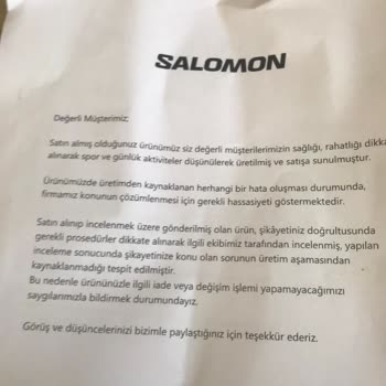 Salomon Ayakkabı 9 Ayda Yıpranan Ayakkabılar: Kalite Sorunu!