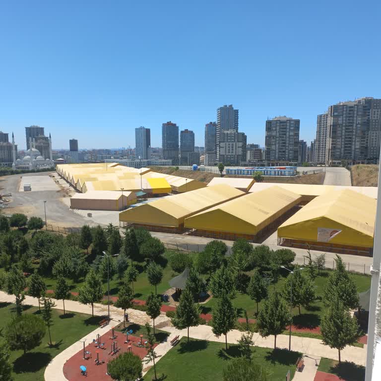 İBB - İstanbul Büyükşehir Belediyesi Kurban Çadırlarının İlaçlanmasını