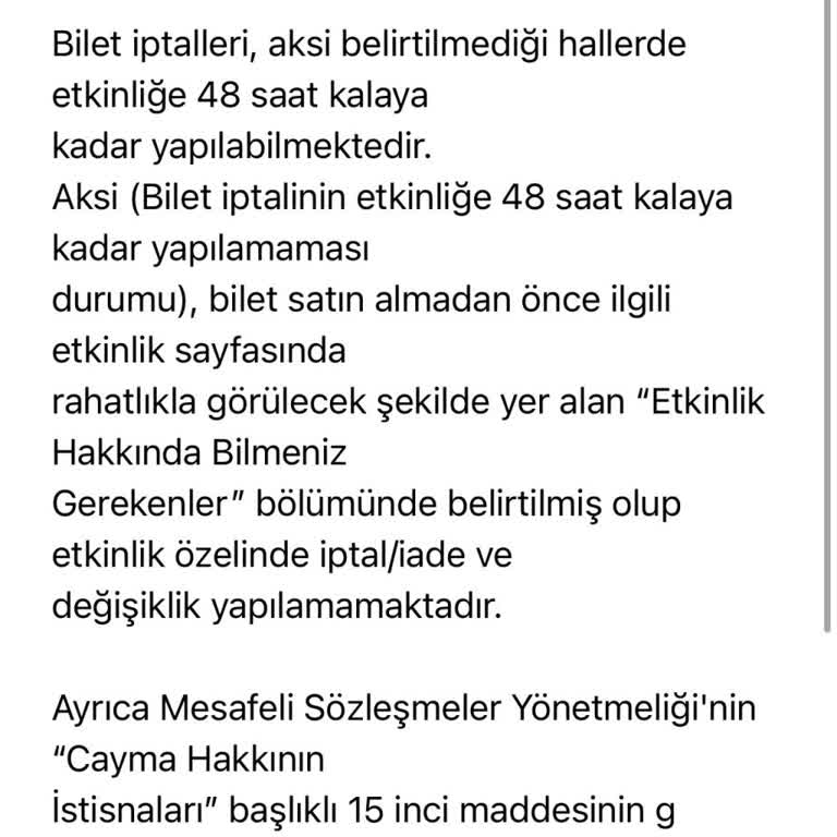 Bubilet Bu Bilet Bilet İptali Hk