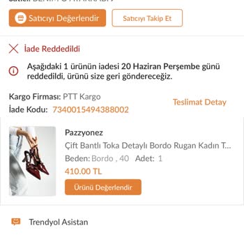 Trendyol Ürün İadesi Sorunu