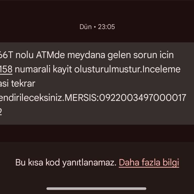 VakıfBank ATM Sorunu Vb.