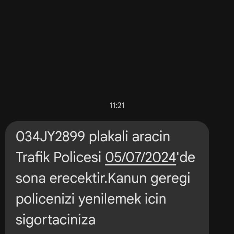 Güvence Hesabı 018 Yanlış Numaraya SMS Atma