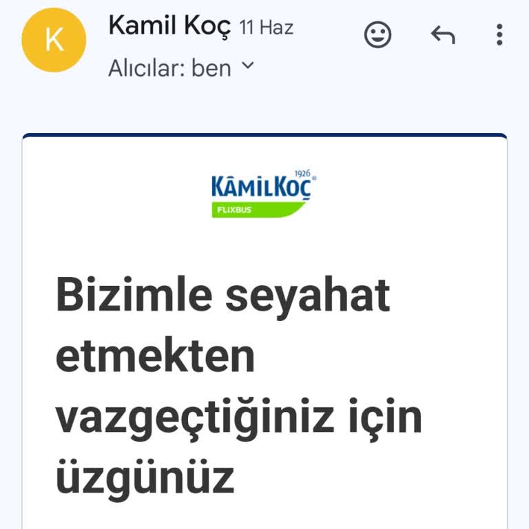 Enpara Kamil Koc Bilet İade Ödemesi