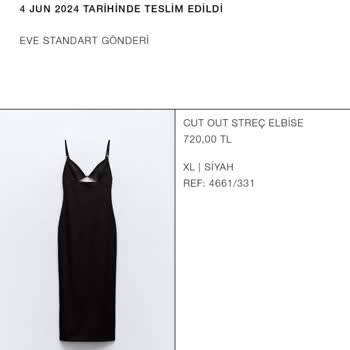Zara Teslim Edilmeyen Ürün,