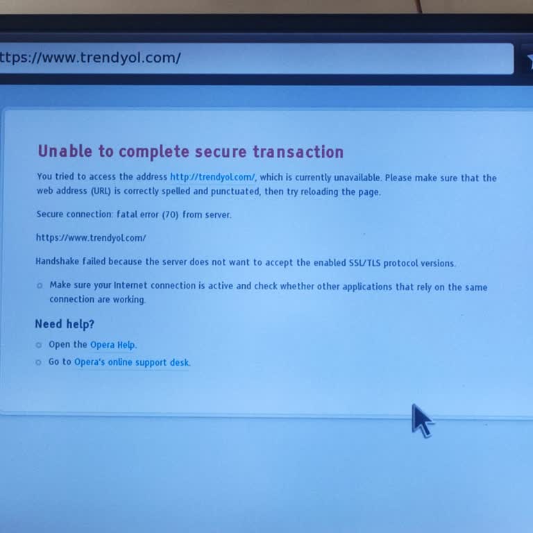Vestel Smart TV Hata