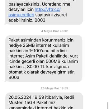 Vodafone Paramı İade Etmiyor Kul Hakkına Giriyor