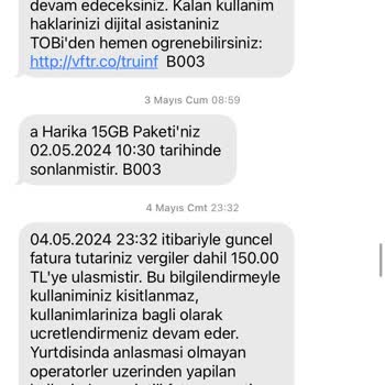 Vodafone Paramı İade Etmiyor Kul Hakkına Giriyor