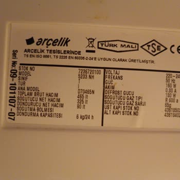 Arçelik Buzdolabı Dondurucu Kısmı Parça Değişimi Yapılmaması