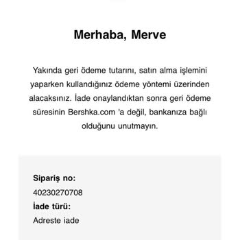 Akbank - Bershka İade Talebi- Ücret İadesi