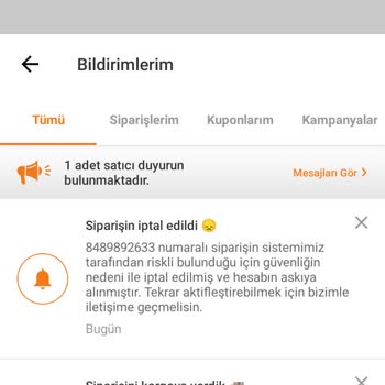 Trendyol Hesabım Haksız Yere Askıya Alındı