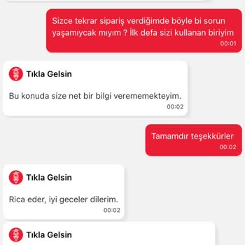 StarCity Arbys's Tıkla Gelsin App Üzerinden Verilen Sipariş Detayı