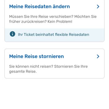 eDreams Flex-Buchung Problem keine Umbuchung möglich unter Buchungsnummer 14855526739
