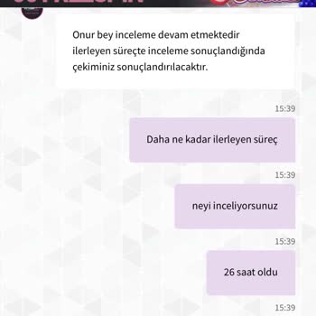 Vitrinbet Çekimimi Vermiyor Sadece Bekletiyor