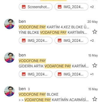 Vodafone Pay Kartımı Kullandırmıyor Bloke Atıyor Sürekli
