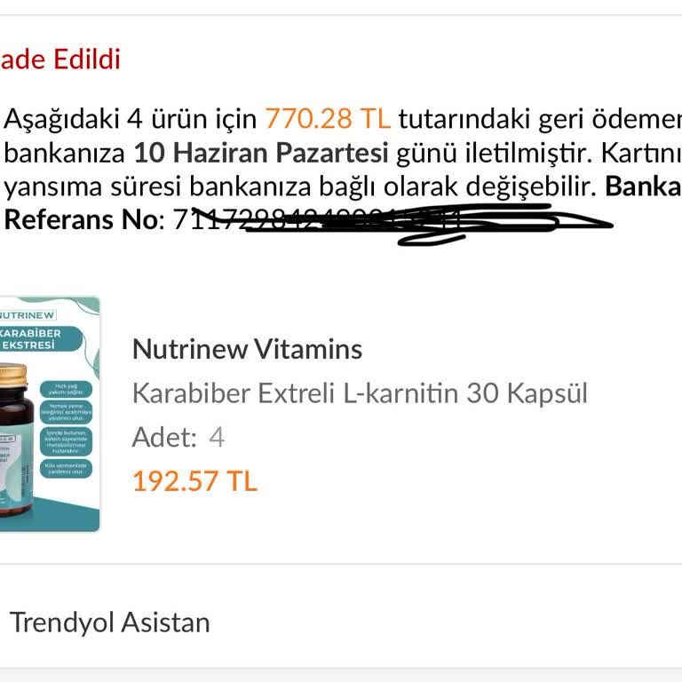 Niche Cosmetic Sipariş İptal Edildi