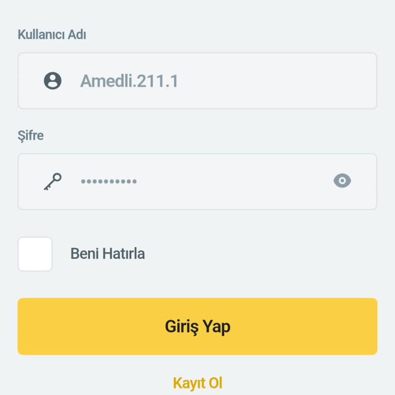 Betine Şifremi Unuttum Giremiyorum