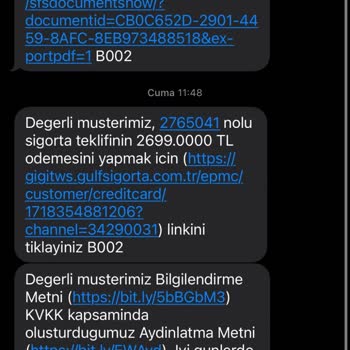 Bilkom Ve Gulf Sigorta Şirket Hakkında Şikayet